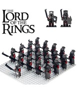 LOTR Uruk-hai Army Battle of Helm&#39;s Deep 21 Minifigures Building Block T... - $22.89