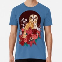 Owl Floral Eclipse Size S to 5XL Made in the USA T-Shirt - £17.58 GBP