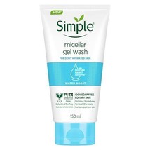 Simple Water Boost Micellar Facial Wash 1Soap-Free hydrated skin| 50ml - £14.23 GBP