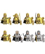 8pcs The Hobbit King Thranduil Mirkwood Soldier Elven Warrior Minifigure... - £15.92 GBP