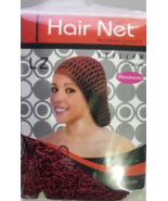 LZ Hair Net Premium Quality Collection Handmade LZ3109 Burgundy Color Ma... - $13.22 CAD