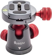 Annsm Tripod Ball Head Mount 360 Degree Swivel With 1/4 Inch Qr Plate And - £35.96 GBP