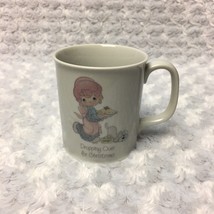 Precious Moments Vintage Christmas Ceramic Coffee Tea Cup Mug 1985 - $14.95