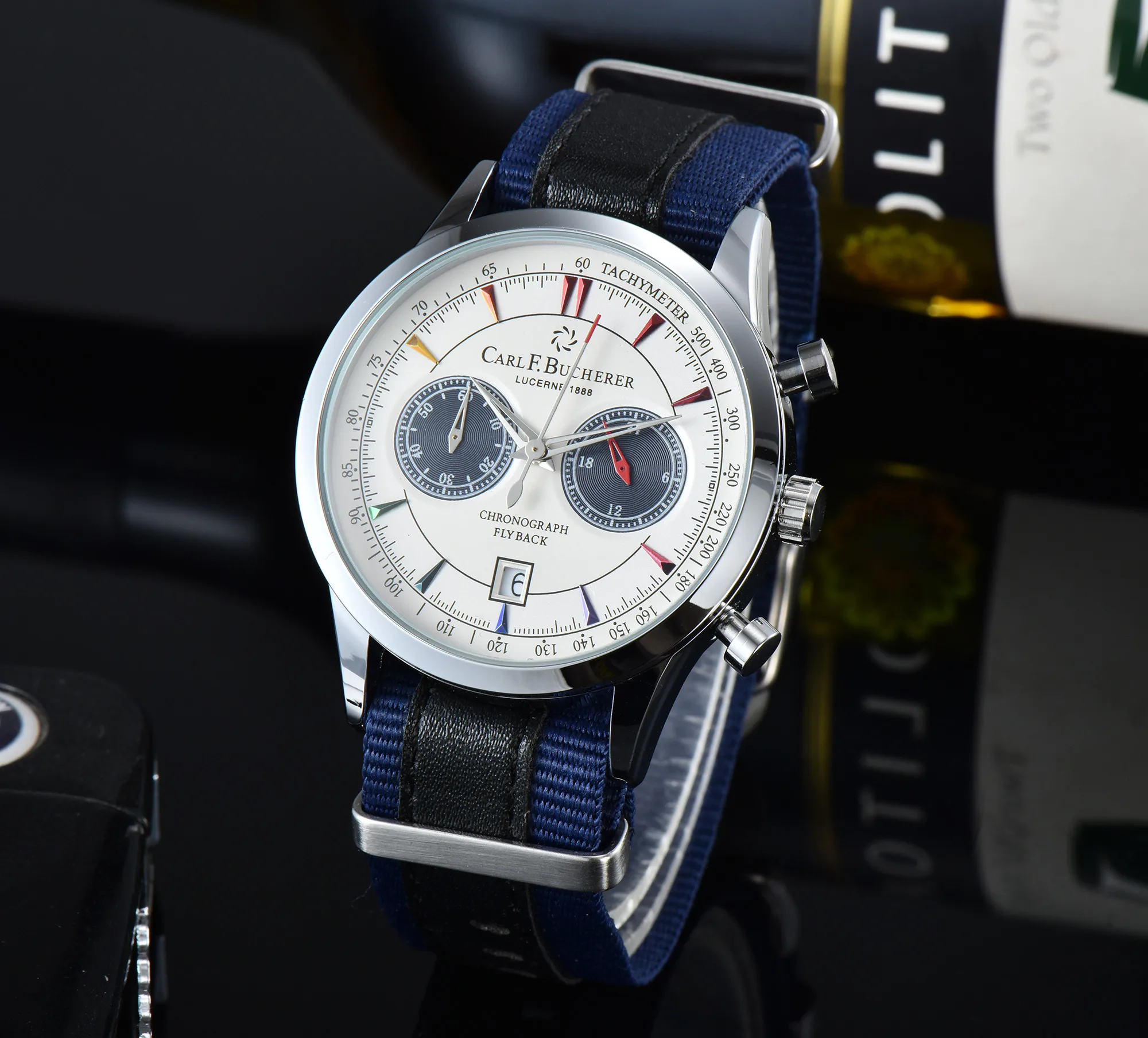 Watch Carl F. Bucherer Watch Limited Edition Mal Collection Multifunction  Top F