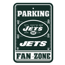 New York Jets 12&quot; x 18&quot; Fan Zone Plastic Sign - NFL - £11.36 GBP
