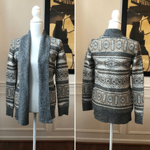 Jack BB Dakota Avora Cardigan Sweater Tan Grey - $321.40 MXN