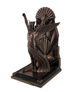 The Winged Man Metallic Copper Finish Art Deco Single Bookend Statue - £62.27 GBP