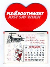 Fly Southwest Airlines 1989 Calendar Just Say When SWN - £21.79 GBP