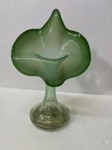hand blown jack in the pulpit uraniam glass vase 8” Fenton? - $69.29