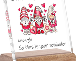 Mothers Day Gift for Mom Wife- Gnomes Valentines Day Gifts Wedding Anniv... - $26.05