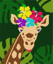 Pepita Needlepoint kit: Tropical Giraffe, 10&quot; x 12&quot; - £67.56 GBP+