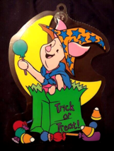 1998 Halloween Diecut Disney Piglet Winnie the Pooh Trick or Treat  Paper Magic - £7.87 GBP