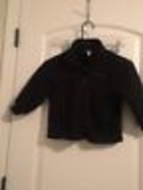 Columbia Sportswear Company Kids Fleece Zip Up Jacket Coat Size 4/5 Black - £29.26 GBP