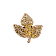 Origami Owl Charm (New) Leaf Sparkle - 2021 Edition - (CH4183) - £7.02 GBP