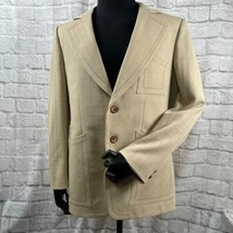 Veste Texturée Pour Hommes Hughes &amp; Hatcher Custom Shop Taille 40R Blaze... - $41.28