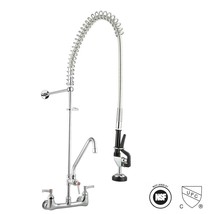 Aquaterior Commercial Pre-Rinse Sink Faucet Kitchen Add-On Mixer Tap Pull Down - £239.19 GBP