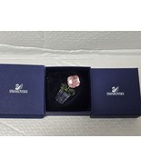 SWAROVSKI HAPPY FLOWER SMALL PINK ROSE #855894 original box - $41.73