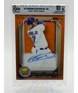 2025 Topps Finest Vladimir Guerrero Jr Orange Rookie Cup ON-CARD AUTO /25 GEM 10 - $198.00