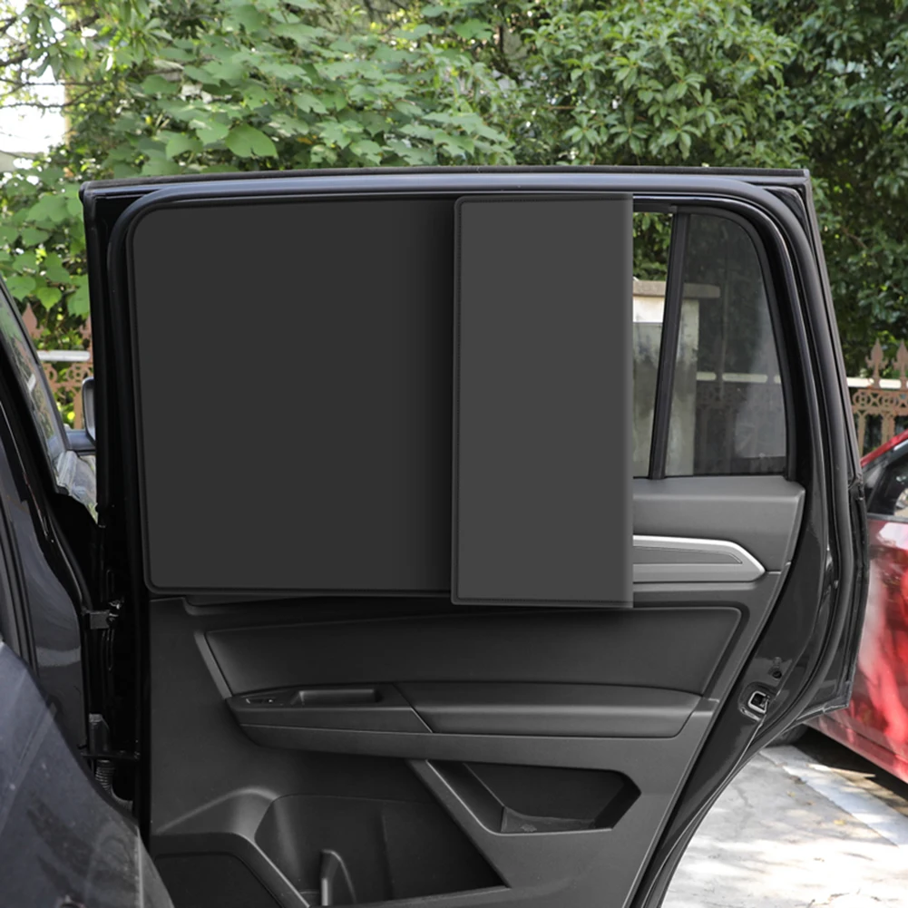Car Sunshade Curtains Summer Protection Universal Side Window Shades Fol... - £9.18 GBP+