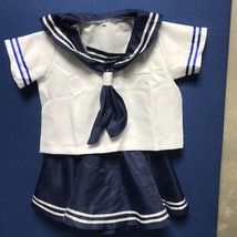 Girls Navy Sailor Costume Halloween Blue Uniform School Measurements Des... - £19.41 GBP