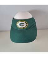 Green Bay Packers Visor NFL Strap Back OS Adjustable Green Yellow and White - £10.51 GBP