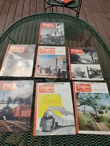 7 Issues of Train &amp; Travel Magazine -  1953 - Very Good Condition - $22.80