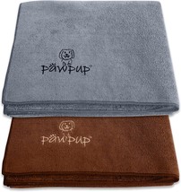 Dog Towel Super Absorbent Pack of 2 Quick Drying Super Soft Microfiber P... - £30.96 GBP