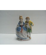 Vintage Colonial Man and Woman Figurine Hand Painted in Japan 6 1/2&quot; H x... - £15.96 GBP