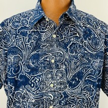 Cremieux Classics Piasley Hawaiian Aloha XXL Shirt Tropical Blue Floral - £35.25 GBP