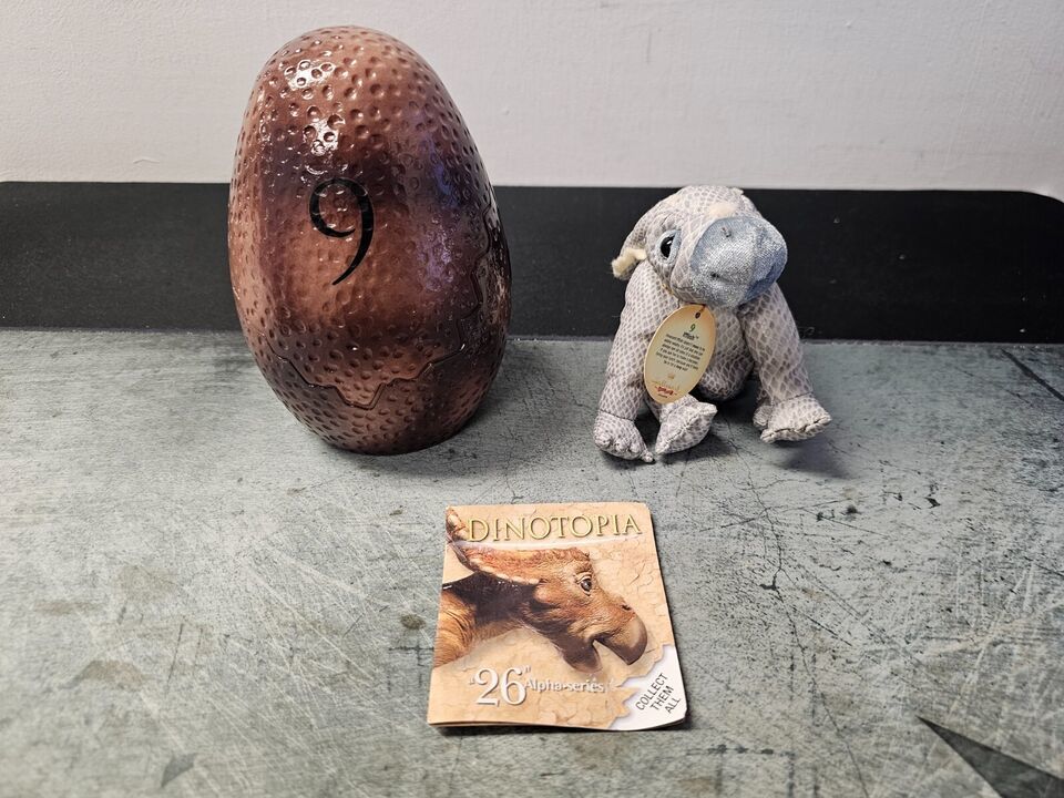 Primary image for Hallmark Dinotopia "26" Alpha Series IFFLISH #9 Dinosaur Beanbag Plush & Egg