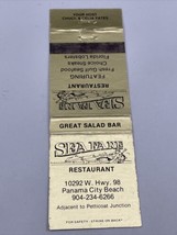 Vintage Matchbook Cover Sea Fare Restaurant  Panama City Beach, Fl gmg  Unstruck - £9.88 GBP