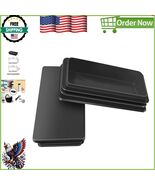 Premium 2&quot;x4&quot; Rectangular Chair Leg Caps - Noise Reduction &amp; Floor Prote... - $17.81