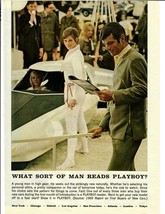 1969 What Sort Of Man Reads Playboy Vintage Print Ad New Car Buyer Sexy ... - £10.03 GBP