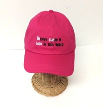 100%Cotton Baseball Cap w/Embroidery Believe There is Good in this World Sun Hat - £6.01 GBP