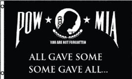 3x5 POW Some Gave All Flag POW MIA Memorial Banner Military Pennant Outdoor - £15.72 GBP