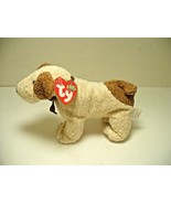 Vintage RETIRED TY Beanie Babies Rufus the Dog 7&quot; Stuffed Toy PE Pellets... - $4.24