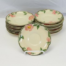 Franciscan Desert Rose Saucers 5.875&quot; Lot of 16 - £35.23 GBP