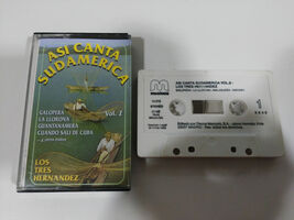 Los Tres Hernandez Asi Canta Sudamerica - Cassette Tape Cinta Spanish Ed... - $11.66