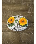 Garden Decor Painted Rock Welcome To My Garden - €21,29 EUR