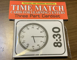 Time Match - Cards for Learning Center - Three Part Cards - Montessori - £9.76 GBP