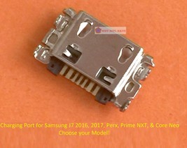Micro USB Charging Charger Port Replacement Part for Samsung J7 Prime Perx Neo - £13.92 GBP