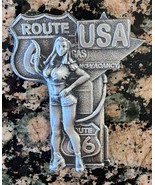 Route 66 Babe Sexy Hand Poured Silver 3 Troy Ounces .999 Fine w/COA and ... - £153.24 GBP