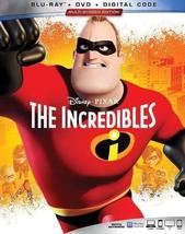 The Incredibles Pixar Blu-ray + DVD + Digital Code + Slipcover NEW - £6.69 GBP