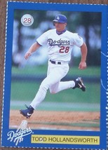Todd Hollandsworth, #28, Lapd Dare Dodgers Baseball Card, Good Condition - $2.96