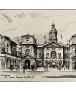The House Guards Whitehall 1901 Victorian London Print Art Antique DWFF10 - $929.98 MXN