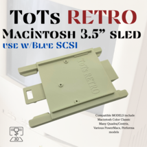 Apple Macintosh 3.5” Drive sled for Blue SCSI 3d Printed Mac Color Classic - $186.75 MXN
