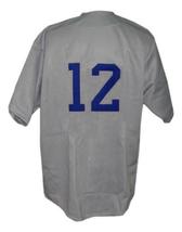 Ethiopian Clowns Negro League Retro Baseball Jersey 1935 Button Grey Any Size image 2