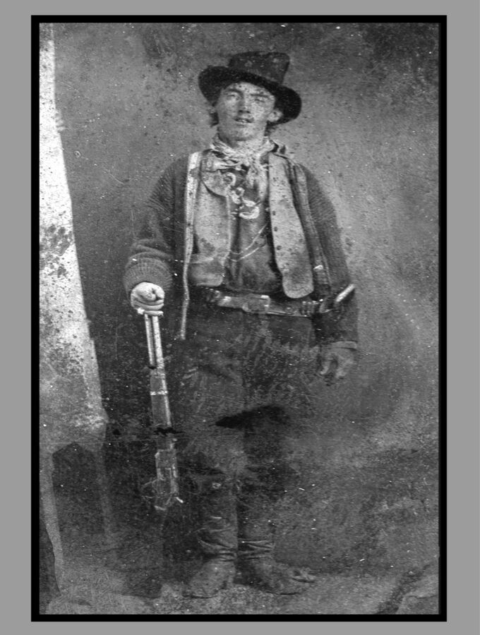 Quality POSTER.Only picture of Billy the Kid.Home Room Decor deco art print.q745