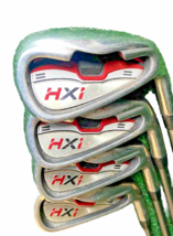 Lynx Golf HXi Iron Set 6-9 GLX60 Regular Graphite 6i 37.5&quot; Nice Grips Men&#39;s RH - £53.22 GBP