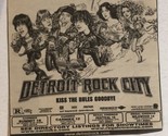 Detroit Rock City Vintage Movie Print Ad Eddie Furlong TPA10 - £4.74 GBP